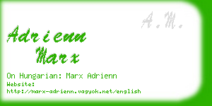 adrienn marx business card